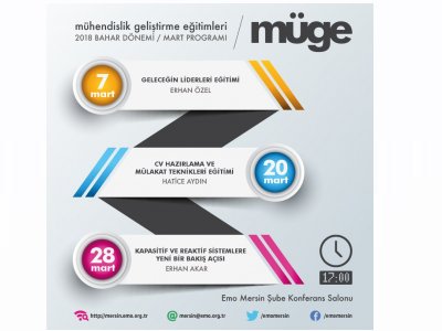 MÜHENDİSLİK GELİŞTİRME EĞİTİMLERİMİZ BAŞLIYOR.