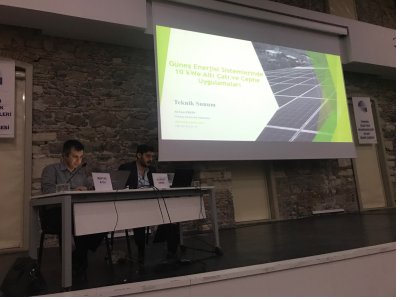 GÜNEŞ ENERJİSİ SİSTEMLERİNDE 10KW ALTI ÇATI VE CEPHE UYGULAMALARI SEMİNERİ