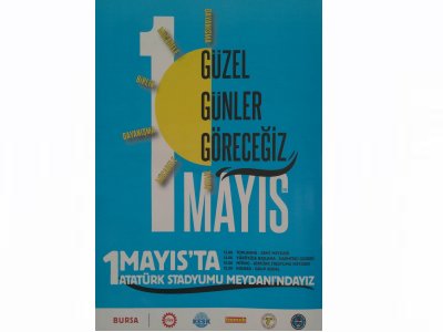 1 MAYIS BİRLİK, MÜCADELE, DAYANIŞMA GÜNÜNDE ALANLARDAYIZ!
