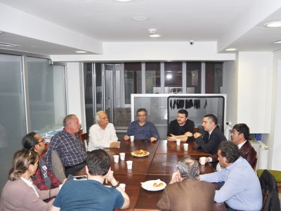 EMO YÖNETİM KURULU ÜYELERİ ŞUBEMİZİ ZİYARET ETTİLER