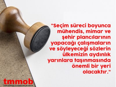 TMMOB`DAN SANDIĞA SAHİP ÇIKMA ÇAĞRISI