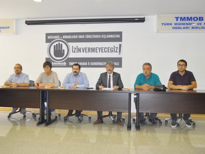 TMMOB ANKARA İKK: YAPI RUHSATLARINDA PROJE MÜELLİFLERİNİN İMZASININ KALDIRILMASI KABUL EDİLEMEZ