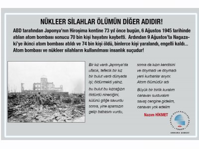 NÜKLEER SİLAHLAR ÖLÜMÜN DİĞER ADIDIR!