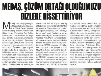 MEDAŞ, ÇÖZÜM ORTAĞI OLDUĞUMUZU BİZLERE HİSSETRİYOR (MUŞKARA, 24.09.2018)