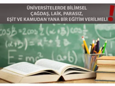 EMO ANKARA ŞUBESİ TARAFINDAN 16 EYLÜL 2018 TARİHİNDE YAPILAN ÜNİVERSİTELERDE BİLİMSEL, ÇAĞDAŞ, LAİK, PARASIZ, EŞİT VE KAMUDAN YANA BİR EĞİTİM VERİLMELİ BAŞLIKLI BASIN AÇIKLAMASI