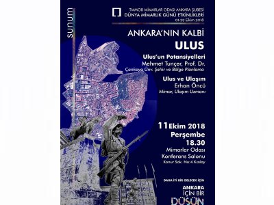 MİMARLAR ODASI TARAFINDAN ANKARANIN KALBİ ULUS SUNUMU GERÇEKLEŞTİRİLECEK
