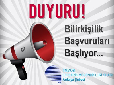 DUYURU: BİLİRKİŞİLİK BAŞVURULARI 5 KASIM`DA BAŞLIYOR!
