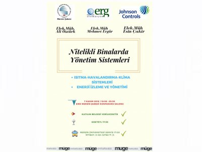 NİTELİKLİ BİNALARDA YÖNETİM SİSTEMLERİ EĞİTİMİ