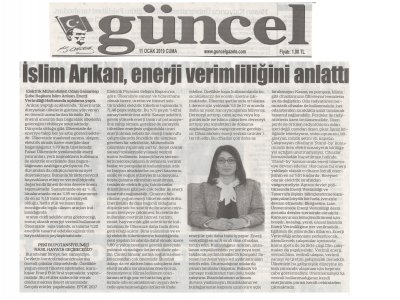 ENERJİ VERİMLİLİĞİ HAFTASI