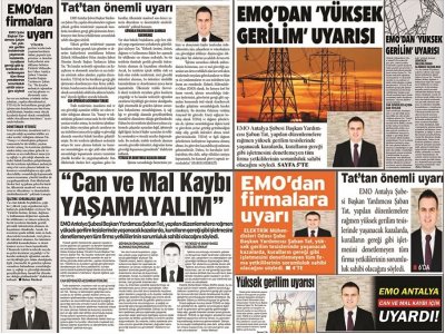 İLGİLİLERİ UYARIYORUZ! CAN VE MAL KAYBI YAŞAMAYALIM!