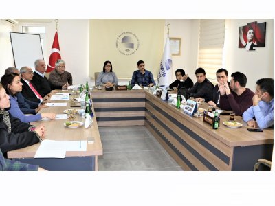 TÜRK TELEKOM İL MÜDÜRLÜĞÜ, ÇEVRE VE ŞEHİRCİLİK İL MÜDÜRLÜĞÜ, ŞAHİNBEY BELEDİYESİ, ŞEHİTKAMİL BELEDİYESİ VE YAPI DENETÇİ ÜYELERİMİZLE TOPLANTI DÜZENLENDİ