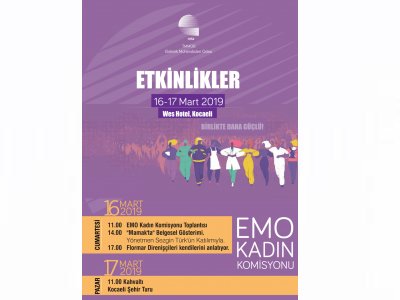 ETKİNLİĞİMİZE TÜM KADIN ÜYELERİMİZ DAVETLİDİR.