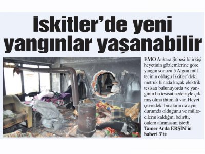 İSKİTLER`DE YENİ YANGINLAR YAŞANABİLİR (ANAYURT GAZETESİ, 01.04.2019)