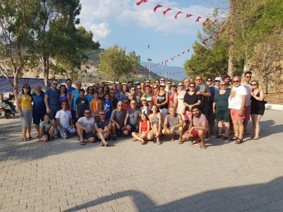 ÜYELERİMİZLE DEMRE ÜÇAĞIZDA MAVİ YOLCULUKDA BULUŞTUK