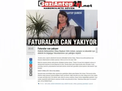 ELEKTRİK VE DOĞALGAZ FATURALARINA VE ENERJİ VERİMLİLİĞİNE İLİŞKİN BASIN AÇIKLAMASI