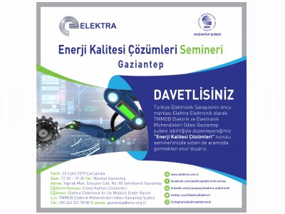 ENERJİ KALİTESİ ÇÖZÜMLERİ KONULU SEMİNER