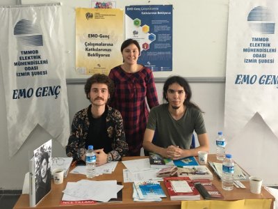 EMO-GENÇ, DOKUZ EYLÜL ÜNİVERSİTESİ’NDE MASA AÇTI