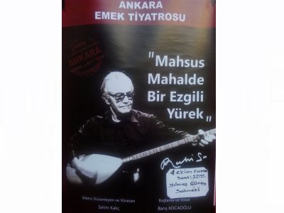 ANKARA EMEK TİYATROSUNDAN MAHSUS MAHALLEDE BİR EZGİLİ YÜREK RUHİ SU OYUNU