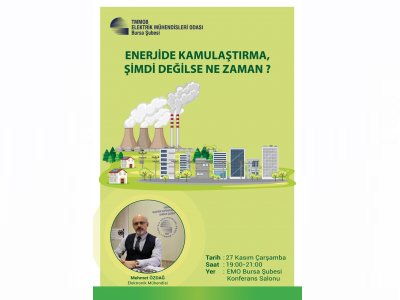 `ENERJİDE KAMULAŞTIRMA, ŞİMDİ DEĞİLSE NE ZAMAN`