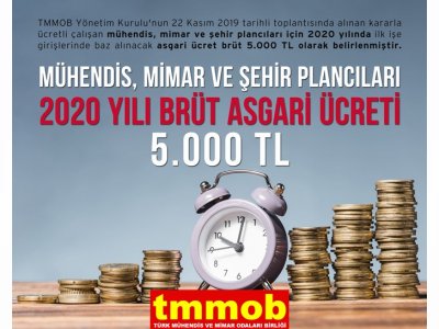 2020 YILI EN AZ ÜCRETLERİ BELİRLENDİ