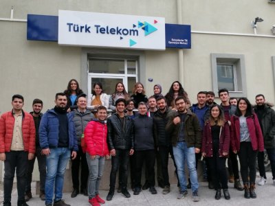 TÜRK TELEKOM’A TEKNİK GEZİ DÜZENLENDİ