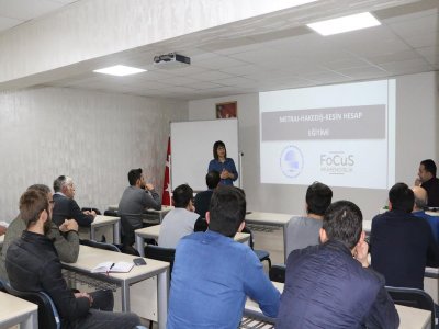 METRAJ, HAKEDİŞ, KESİN HESAP EĞİTİMLERİ DÜZENLENDİ