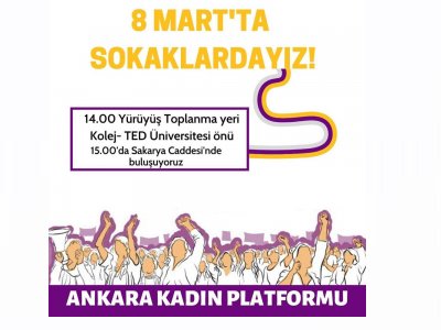 8 MART DÜNYA EMEKÇİ KADINLAR GÜNÜNDE ALANLARA
