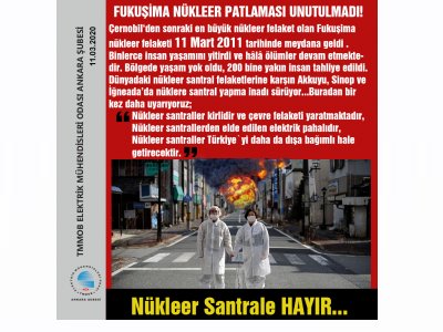 FUKUŞİMA NÜKLEER PATLAMASI UNUTULMADI!