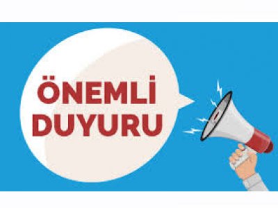 ÜYELERİMİZE ÖNEMLİ DUYURU