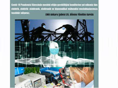 COVİD-19 PANDEMİSİ SÜRECİNDE MESLEKTAŞLARIMIZA TEŞEKKÜR MESAJI