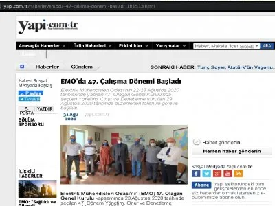 EMODA 47. ÇALIŞMA DÖNEMİ BAŞLADI (YAPİ.COM.TR)
