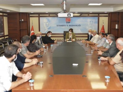 TMMOB İSTANBUL İKK`DAN CHP ZİYARETİ