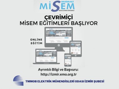 <B>ÇEVRİMİÇİ MİSEM EĞİTİMLERİ </B> KASIM ARALIK 2020 PROGRAMI
