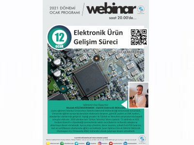 ELEKTRONİK ÜRÜN GELİŞİM SÜRECİ BAŞLIKLI WEBINAR DÜZENLENECEK
