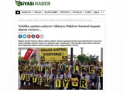 TEHLİKE ÇANLARI ÇALIYOR! AKKUYU NÜKLEER SANTRAL İNŞAATI ALARM VERİYOR(SİYASİHABER6.ORG)