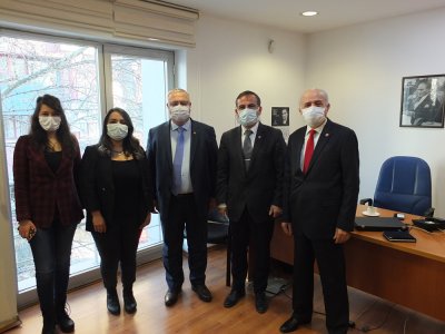 CHP ANKARA İL YÖNETİCİLERİ ŞUBEMİZİ ZİYARET ETTİLER