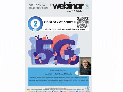 GSM 5G VE SONRASI BAŞLIKLI WEBINAR DÜZENLENECEK