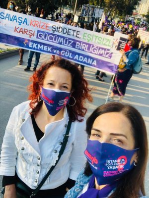 8 MART YÜRÜYÜŞÜNE KATILDIK.