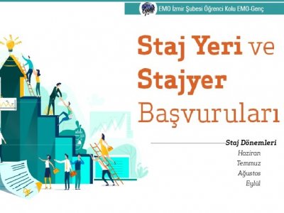 STAJ YERİ VE STAJYER TALEP BAŞVURULARI BAŞLADI  - ONLİNE BAŞVURU