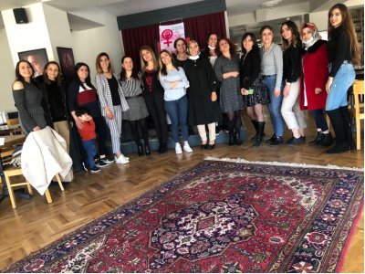 DÜNYA EMEKÇİ KADINLAR GÜNÜ KUTLAMASI İÇİN KADIN ÜYELERLE BİR ARAYA GELİNDİ..