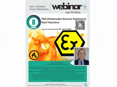 PKD (PATLAMADAN KORUMA DOKÜMANI) NASIL HAZIRLANIR BAŞLIKLI WEBINAR DÜZENLENECEK