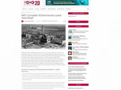 NKP: ÇERNOBİLİN YIL DÖNÜMÜNDE LİYAKAT YERİNE İTAAT! (TURK-İNTERNET.COM)