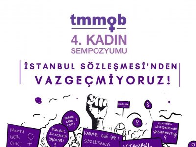 TMMOB 4. KADIN SEMPOZYUMU DÜZENLENİYOR.