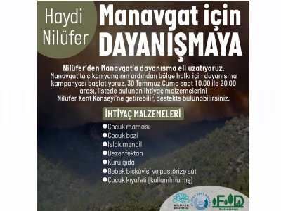 MANAVGAT İÇİN DAYANIŞMA KAMPANYASI