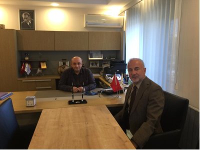 ŞUBE YK BAŞKANIMIZ AHMET SÖZEN`DEN SEDAŞ DİREKTÖRÜ ÜYEMİZ EROL SANCAK`A ZİYARET DÜZENLENDİ