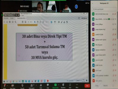 YG TESİSLERİNDE İŞLETME SORUMLULUĞU EĞİTİMİ ONLİNE DÜZENLENDİ