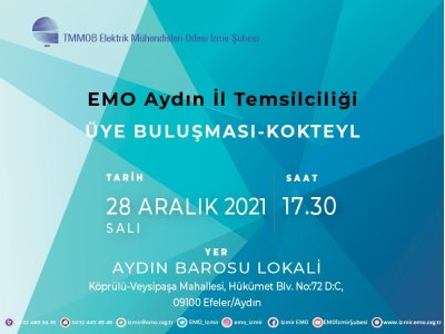 AYDIN ÜYE BULUŞMASI DÜZENLENİYOR