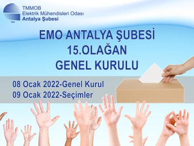 ŞUBEMİZİN 15. OLAĞAN GENEL KURULU DUYURUSU