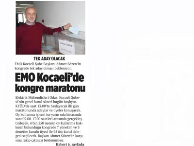 ÖZGÜR KOCAELİ  :  EMO KOCAELİDE KONGRE MARATONU