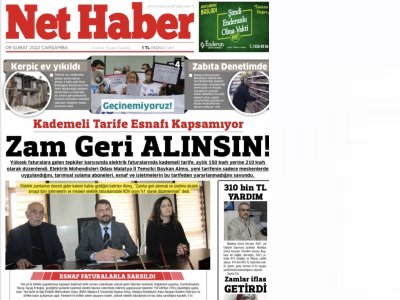 KADEMELİ TARİFE ESNAFI KAPSAMIYOR..
ZAMLAR GERİ ALINSIN!
